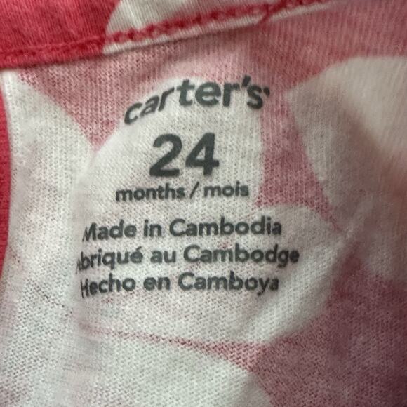 Carter’s Baby Girl 24M Pink Floral Dress Set with‎ Bloomers Casual Summer Travel - Picture 8 of 11